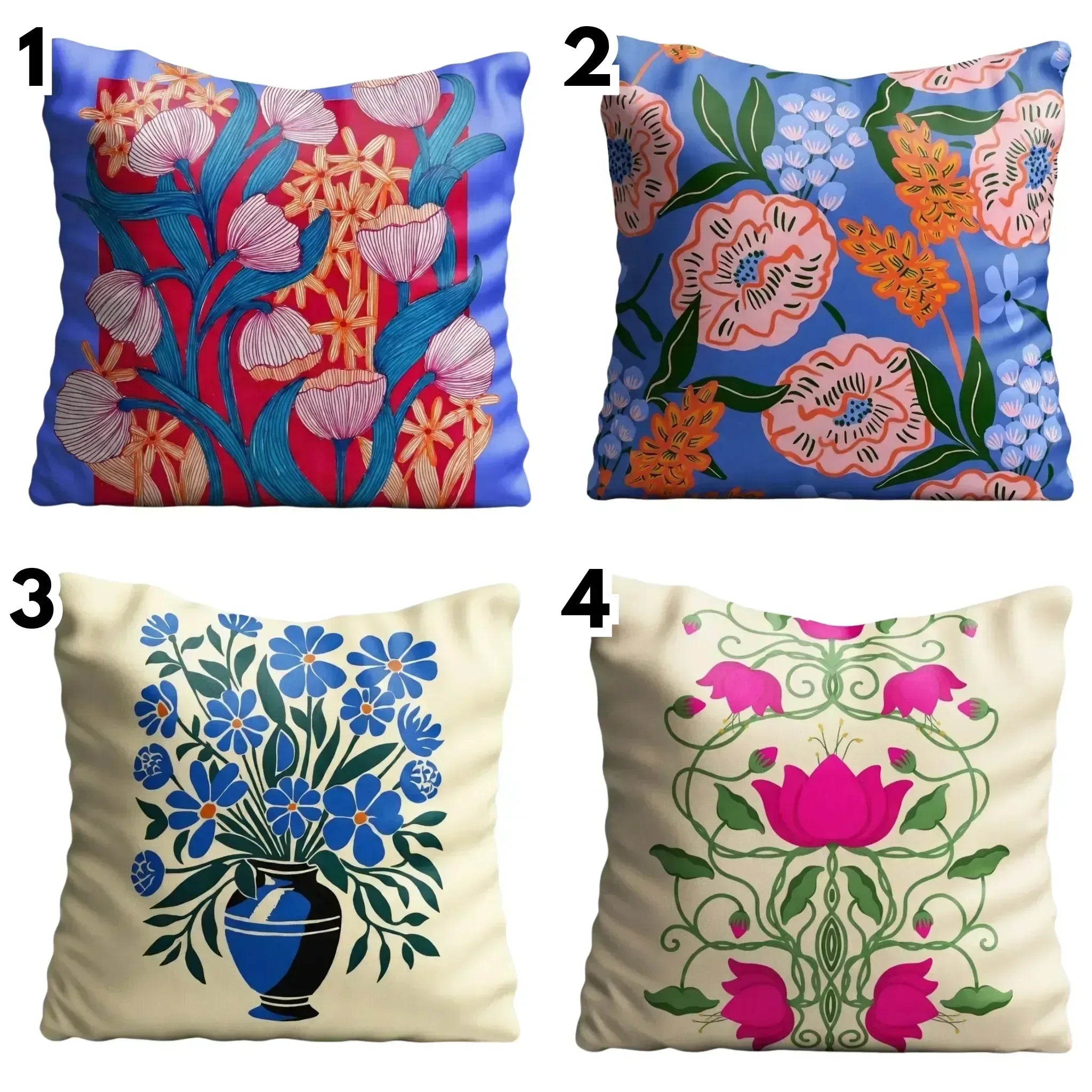 SAMPLE COLLECTION – Premium Satin Cushion Cover (16x16) - Joot Official 