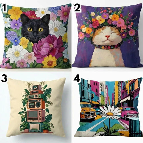 Artistic Expression – Premium Suede Cushion Cover (16x16) - Joot Official 