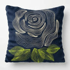 Botanical Bliss – Premium Suede Cushion Cover (16x16)