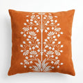 Amber Arabesque – Premium Suede Cushion Cover (16x16)