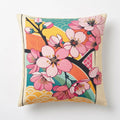 Sakura Zen – Premium Velvet Cushion Cover (16x16)