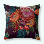 Bold Bloom – Premium Suede Cushion Cover (16x16) - Joot Official 