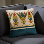 Regal Crest – Premium Velvet Suede Cushion Cover (16x16) - Joot Official 