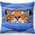 Untamed Jungle – Premium Velvet Suede Cushion Cover (16x16) - Joot Official 