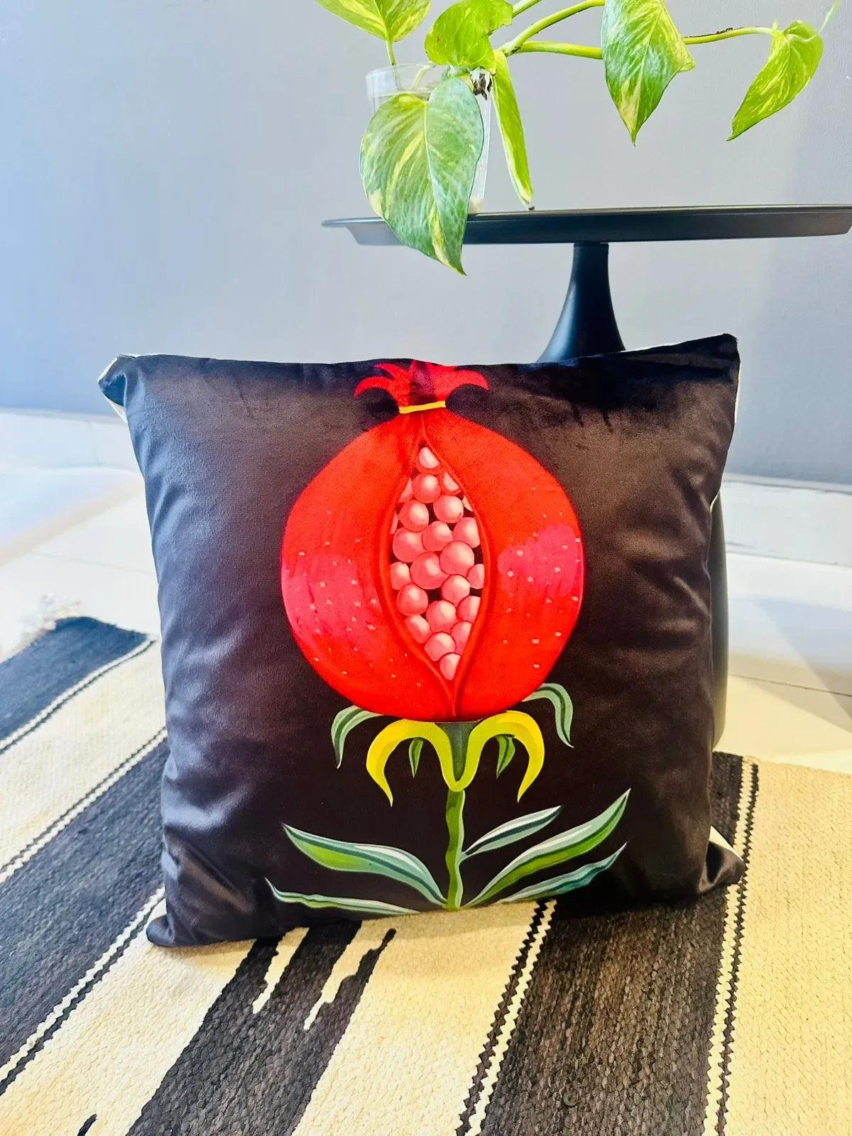 Vivid Botanica – Premium Suede Cushion Cover (16x16) - Joot Official 