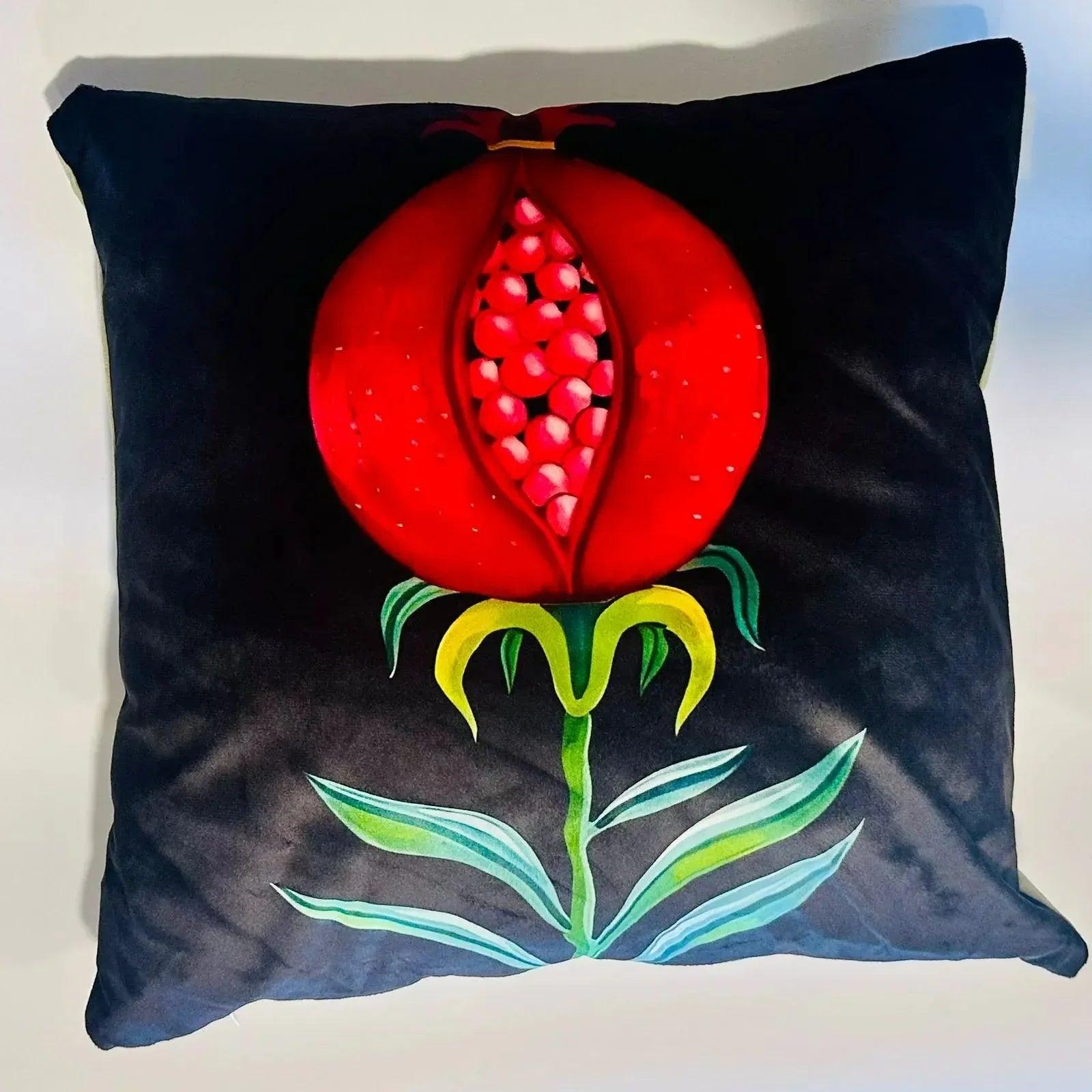 Vivid Botanica – Premium Suede Cushion Cover (16x16) - Joot Official 