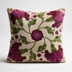 Vintage Rosette – Premium Suede Cushion Cover (16x16) - Joot Official 