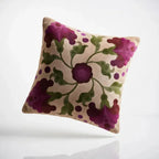 Vintage Rosette – Premium Suede Cushion Cover (16x16) - Joot Official 
