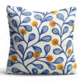 Marigold Vines – Premium Satin Silk Cushion Cover (16x16)