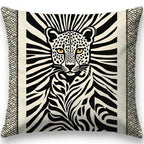 Untamed Jungle – Premium Velvet Suede Cushion Cover (16x16) - Joot Official 